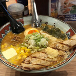 弟子屈ラーメン 新千歳空港店 - 焼豚味噌コーンバターのせ  1,130円