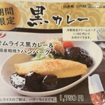 日本橋 三代目 たいめいけん - オムライス黒カレー&国産粗挽きハンバーグ　説明