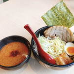 麺場 龍吟 - 仙台辛味噌つけ麺・大盛