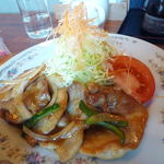 下町モダン食堂 - <2013/03/17>豚肉生姜焼き定食