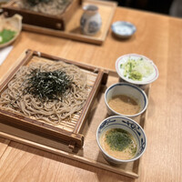 手打ち蕎麦 欅 - 三種つゆ汁せいろ