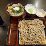 須坂屋そば - 釜揚げしらす丼セット