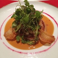 モナリザ 恵比寿店 - 手長海老のポワレ 里芋のクレープ添え ソースアメリケーヌ