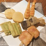 和三盆 - 串揚げおまかせ5本盛り