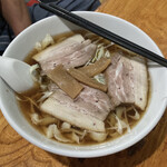 西安刀削麺 - 醤油ねぎチャーシュー刀削麺 790円