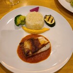 ルブーケガルニ - 鯛のソテー　ピラフ添え