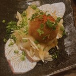 Himeji Oden Jiryouri Izakaya Jigorokohiro - カンパチの刺身