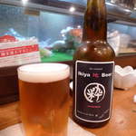 岡山料理専門店～cooking　of　art　Ikiya～ - 吉備土手下麦酒の「粋ビール」（￥630）ikiyaオリジナル、発泡酒とは思えないフルーティーな仕上がり！