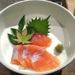 柳家 - １０月食事会　さつきますのお造り