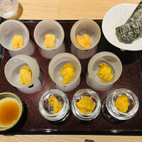 鮨 青海 北新地 - 雲丹9種食べ比べ