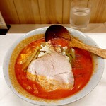 Kasu Ramen Momokichi - 激辛らーめん(塩) 880円