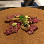 Cuisine SHINGO - 仙台牛イチボの炭火焼き