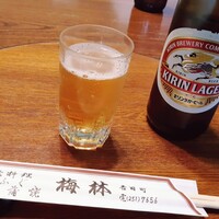 日本料理 梅林 - キリンラガー800円（税抜）