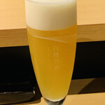 おみ乃 - ・生ビール サッポロ 白穂乃香