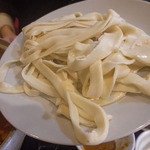 洪記料理 - 〆は手拉麺（手延べ麺）＠火鍋女子会