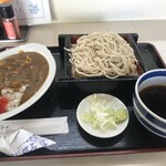 さか本 - もりそばとミニカレーのセット