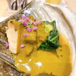 蕎麦割烹  倉田 - 房州産　雌貝鮑　500ｇ　アワビ肝ソース