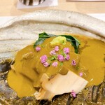 蕎麦割烹  倉田 - 房州産　雌貝鮑　500ｇ　アワビ肝ソース