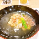 蕎麦割烹  倉田 - 毛蟹、豆腐、アスパラ、銀餡