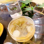 蕎麦割烹  倉田 - 秋田産蓴菜　＆ 能登産　岩海蘊