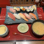 寿司と山形蕎麦 海風季 - 寿司ランチ