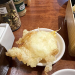 天ぷらめし 福松 - たまごの天ぷらだって