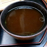 Daikou - つゆに蕎麦湯を入れて…