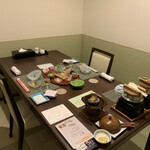 緑水亭 勝浦別館 翠海 - 夕食の部屋　個室です