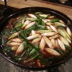 柳家 - １２月食事会　しし鍋