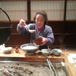 柳家 - １２月食事会　大おかみさん