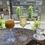 Dunhill BAR - 乾杯シャンパーニュとフレッシュなオレンジジュース