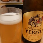 純愛うどん なでしこ - 瓶ビール