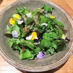 天麩羅 巽 - 牧島さんの花サラダ