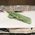天麩羅 巽 - アスパラガス