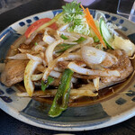 三心亭おいがた - しょうが焼き　味付け、ボリューム、素材感、どれも満足です。