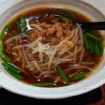 中華料理 佳龍 - 台湾ラーメン　今日のは味濃いスープが、濃い