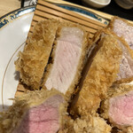 とんかつ ばんぶー - 厚切りロースカツ