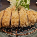 熟成豚 かわむら - マンガリッツァポークのロースかつ定食 (210㌘)