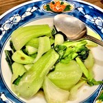 Fukuryuu Shuka - 20220405焼き物セットの青菜炒め