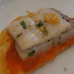 ブラッセリー ラシュレ - (2013.03)一口ピザアップ。太刀魚うますぎ。