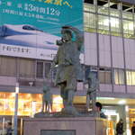 岡山料理専門店～cooking　of　art　Ikiya～ - （おまけ） JR岡山駅前の桃太郎さん。結構、撮影スポットになってます