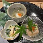 Namba Sushi Matsumoto - 前菜3種＾＾