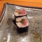 龍寿し - Ｈ25.03　トロと花わさび巻