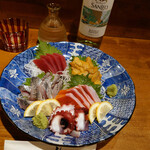 季節料理 升 - 刺身盛り合わせ