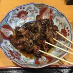 Unagiya - キャーーー！！！肝串 ¥1200ヽ(´o｀
      
      今日はチンカチンカの冷やっこいルービー無し！
      
      が、メニューで見たら我慢出来なくなった。
      
      
      こんなイイ感じのが4本も出て来るとは思わんかった。
      
      
      