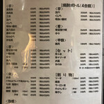 三酉屋 - メニュー