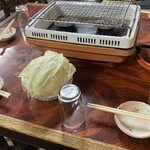 すえひろ屋 - テーブル席卓上