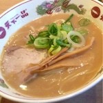 天下一品 - 定番のこってり・麺硬め