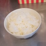 津軽煮干中華蕎麦 サムライブギー - ライス