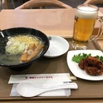Cafe709 - 青森十三湖しじみラーメン＆飲むじゃセット